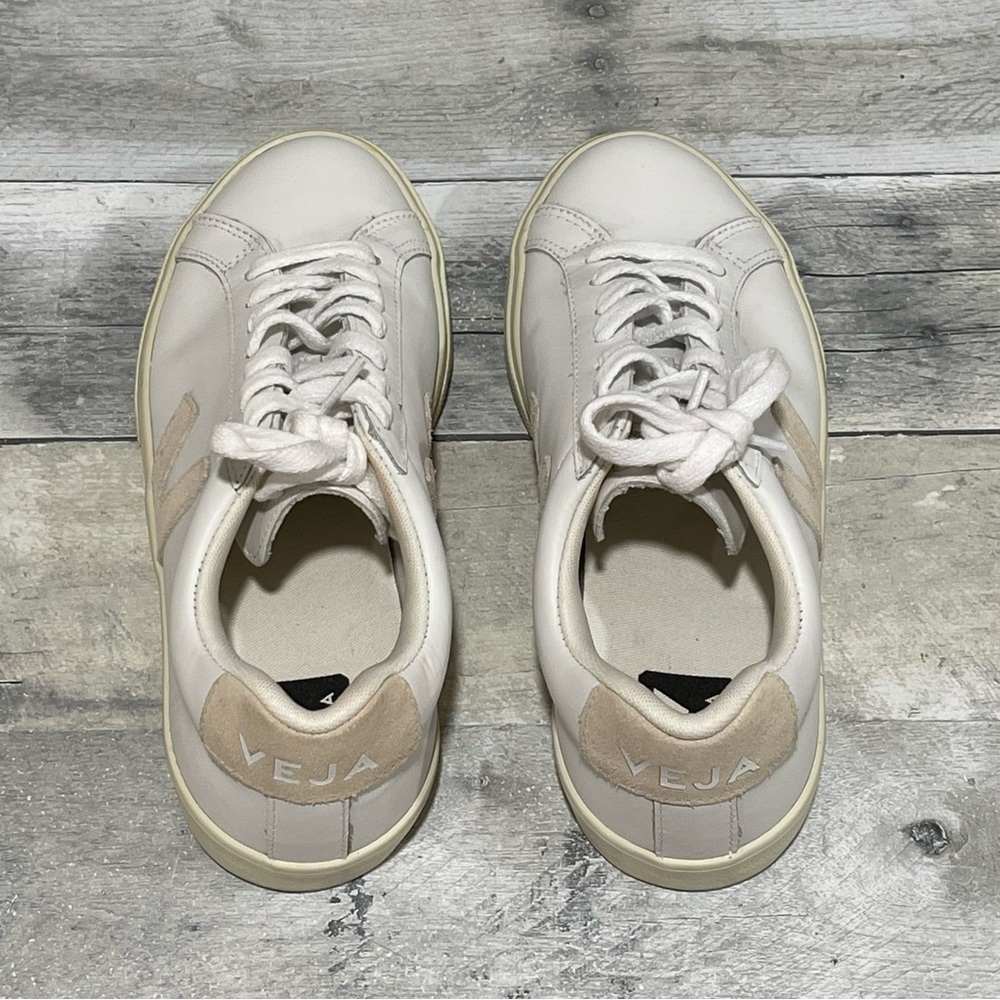 VEJA ESPLAR WOMENS SNEAKERS - EXTRA WHITE SABLE - SZ - 6.US / 37.EU - Picture 3 of 10
